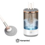 دستگاه تمیزکننده برقی براش آرایشی در حال کار