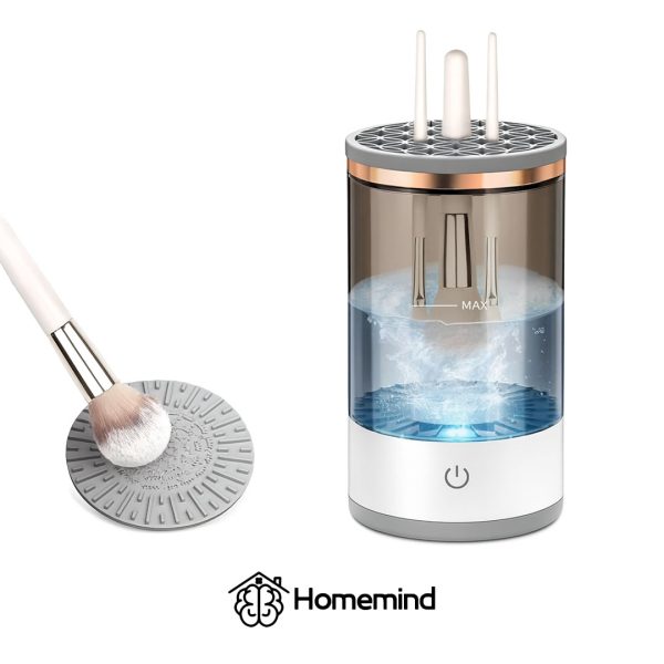 دستگاه تمیزکننده برقی براش آرایشی در حال کار