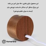 نورپردازی دکوراتیو 360 در اتاق خواب با چراغ دیواری شارژی