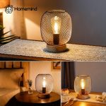 چراغ رومیزی توری فلزی