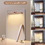 چراغ چوبی دیواری ۳۶۰ درجه روی دیوار